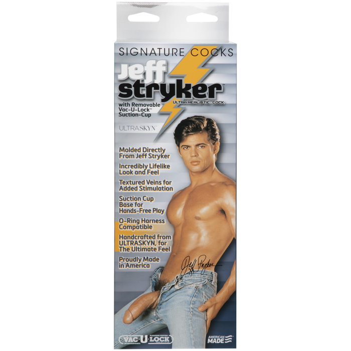 Signature Cocks - Jeff Stryker ULTRASKYN Realistic Cock with Removable Vac-U-Lock Suction Cup