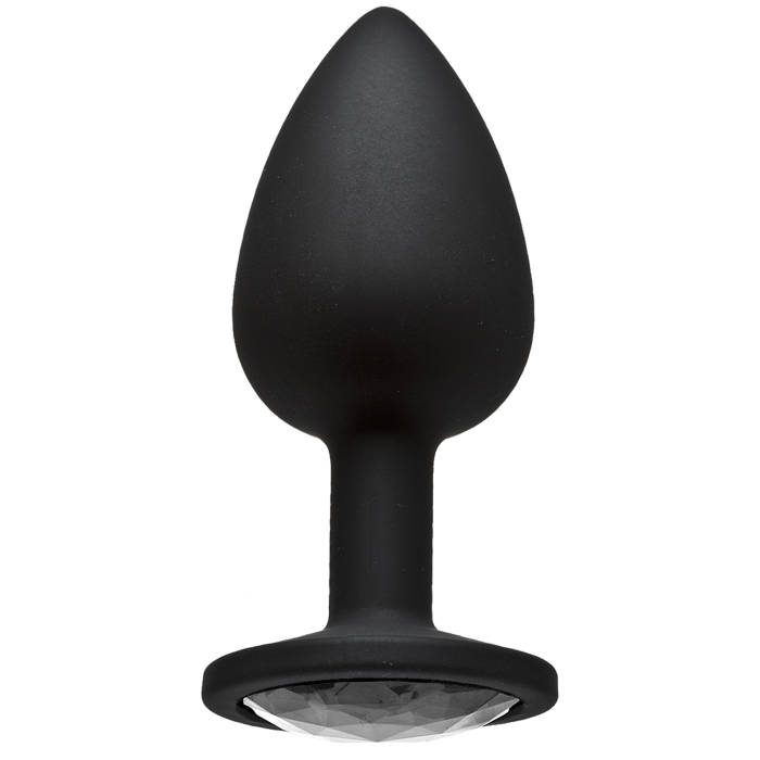 Booty Bling - Jeweled Wearable Silicone Plug - Small