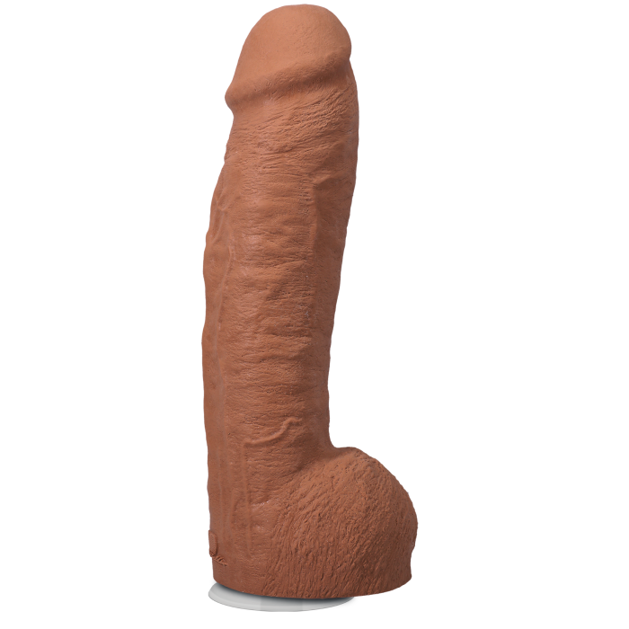 The Realistic Cock - Hung With Removable Vac-U-Lock Suction Cup - ULTRASKYN - 12 Inch (with balls)