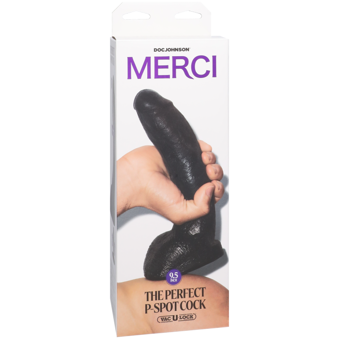 Merci - The Perfect P-Spot Cock 9.5" - With Removable Vac-U-Lock Suction Cup - ULTRASKYN