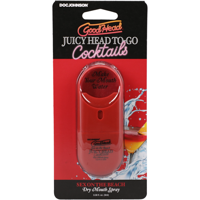 GoodHead - Juicy Head - Cocktails - Dry Mouth Spray To-Go - Sex on the Beach - .30 fl. oz.