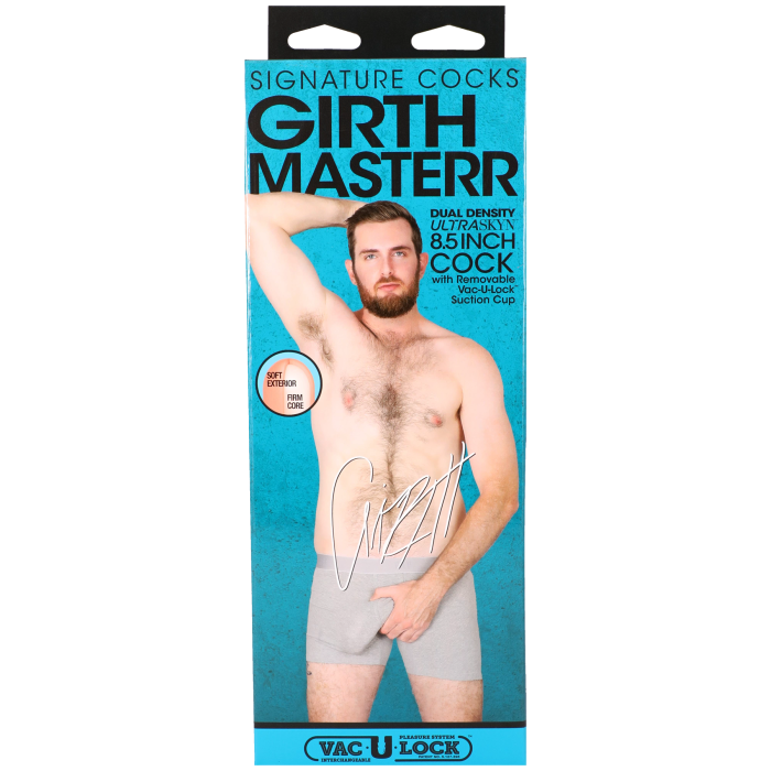 Signature Cocks - Girthmasterr - 8.5 Inch ULTRASKYN Cock with Removable Vac-U-Lock Suction Cup