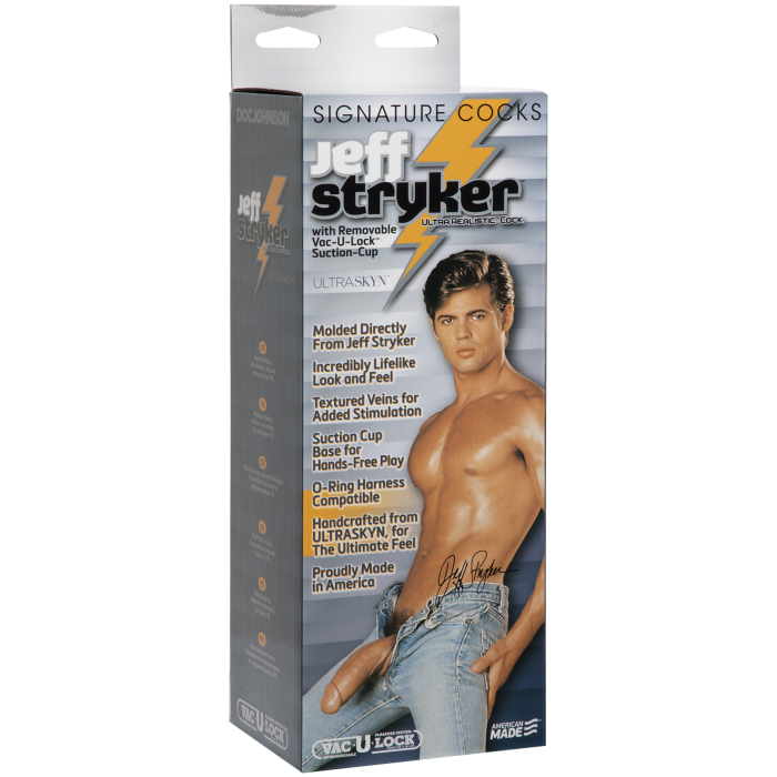 Signature Cocks - Jeff Stryker ULTRASKYN Realistic Cock with Removable Vac-U-Lock Suction Cup