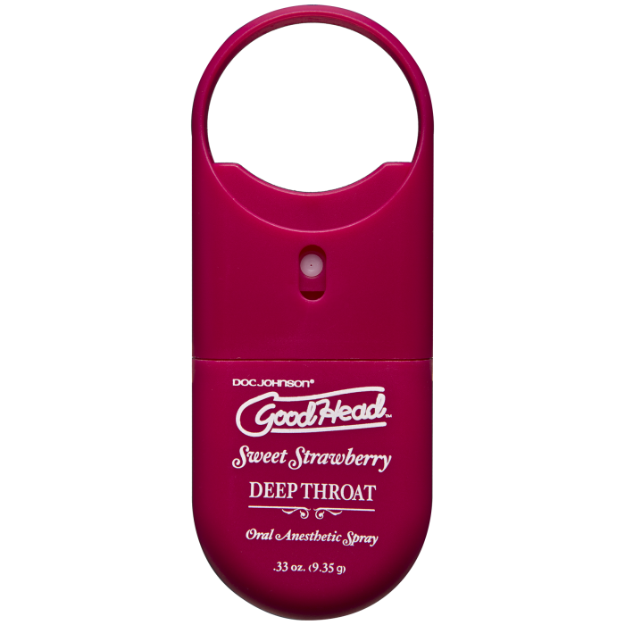 GoodHead - Deep Throat Spray To-Go - Strawberry - .30 fl. oz.
