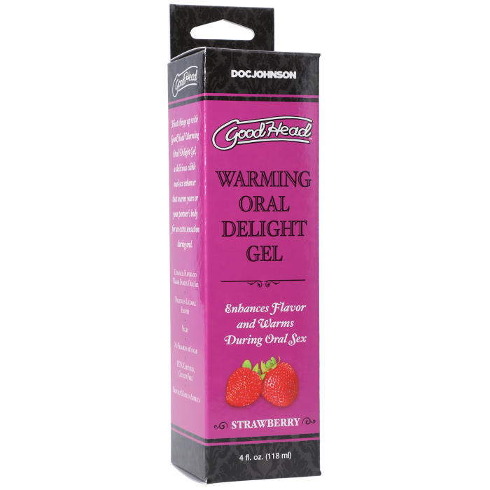 GoodHead - Warming Oral Delight Gel - Strawberry - 4 fl. oz.