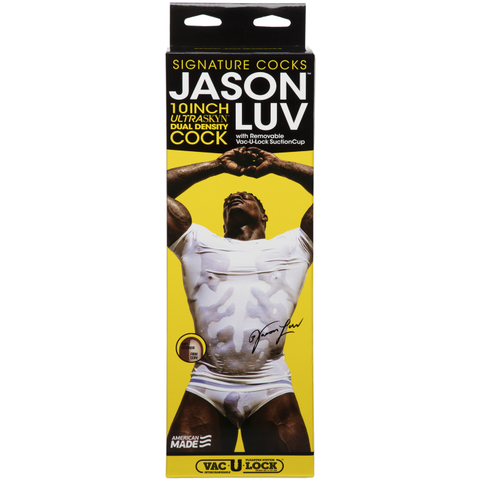 Signature Cocks - Jason Luv - 10 Inch ULTRASKYN Cock with Removable Vac-U-Lock Suction Cup
