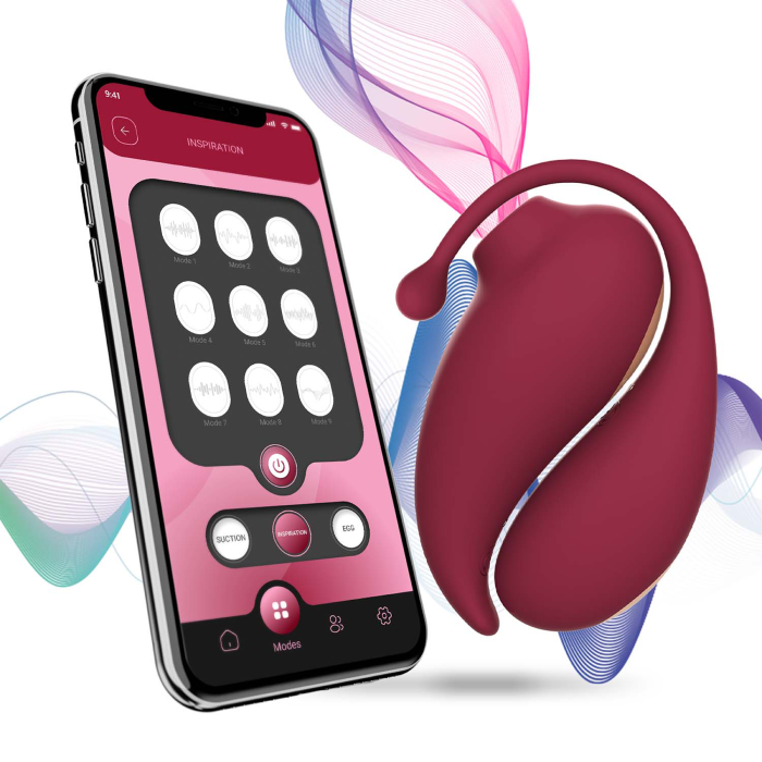 Adrien Lastic - Inspiration - App Controlled Clitoral Suction Stimulator + Vibrating Egg