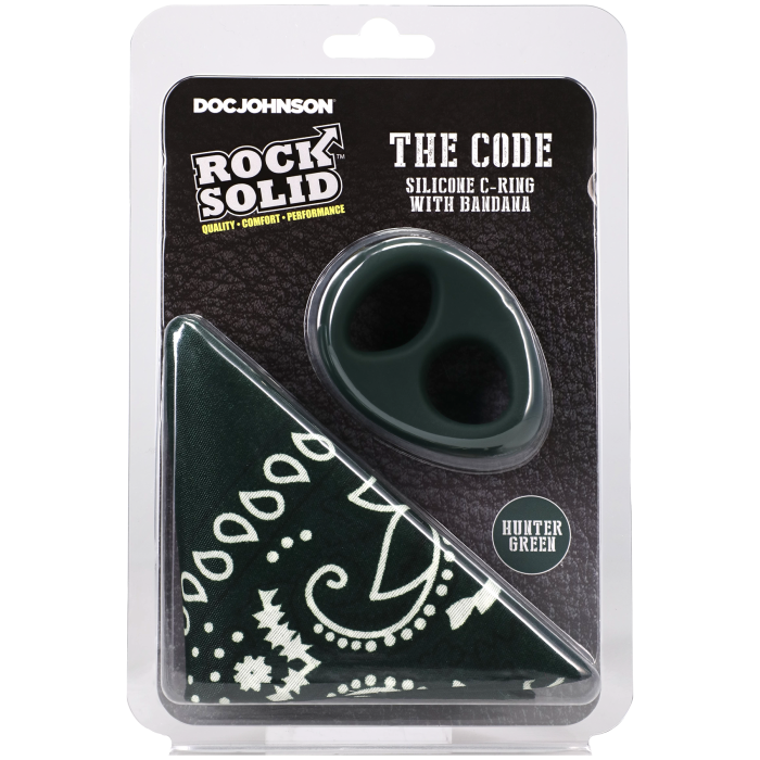 ROCK SOLID - The Code - Silicone C-Ring with Bandana
