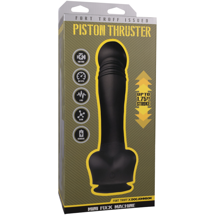 Fort Troff - Piston Thruster - Mini Fuck Machine - Rechargeable Silicone with Remote
