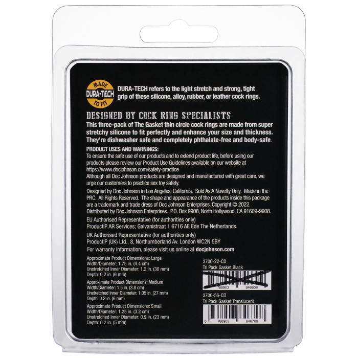 ROCK SOLID - Tri-Pack Silicone Gasket