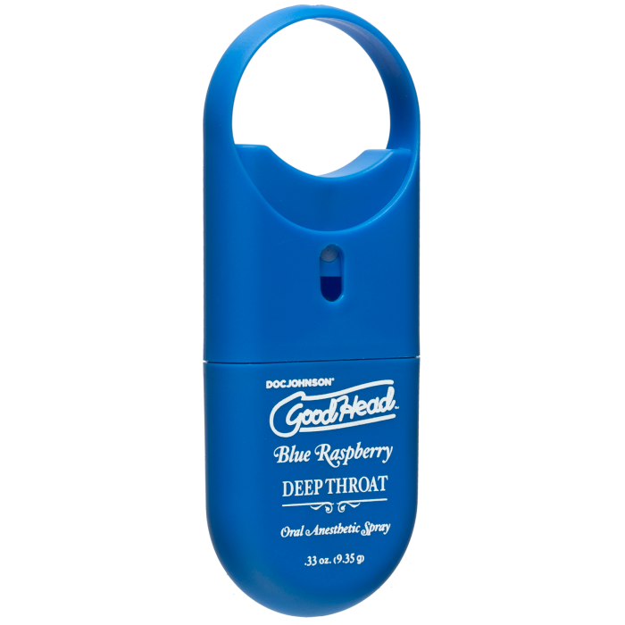 GoodHead - Deep Throat Spray To-Go - Blue Raspberry - .30 fl. oz.