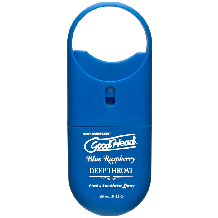 GoodHead - Deep Throat Spray To-Go - Blue Raspberry - .30 fl. oz.
