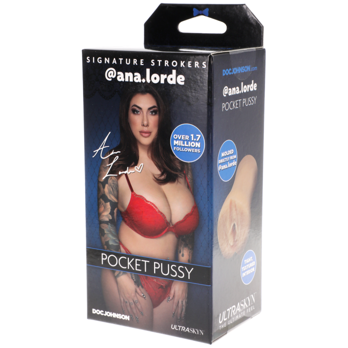 Signature Strokers - Girls of Social Media - @ana.lorde - ULTRASKYN Pocket Pussy