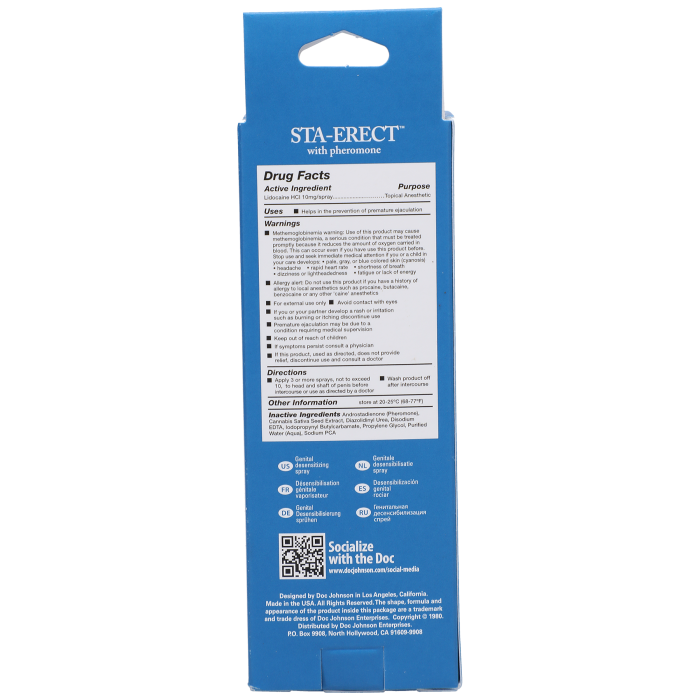 Intimate Enhancements - Sta-Erect with Pheromone - Delay Spray