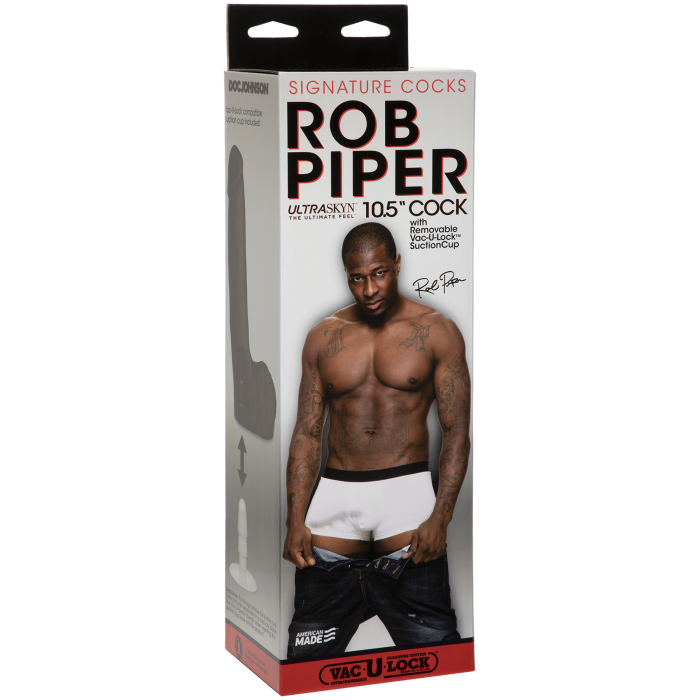 Signature Cocks - Rob Piper - 10.5 ULTRASKYN Inch Cock with Removable Vac-U-Lock Suction Cup