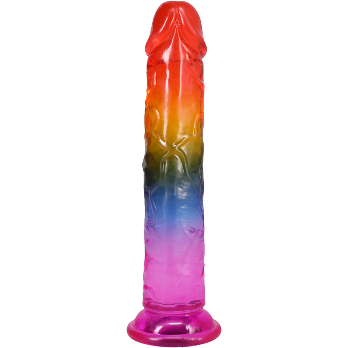 Crystal Jellies - 7.5 Inch Dong - Rainbow