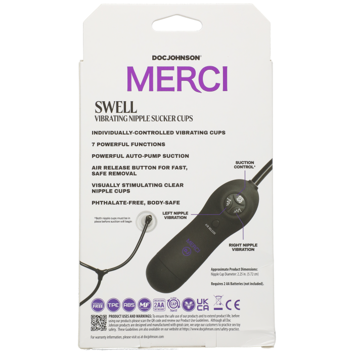 Merci - Swell - Auto Vibrating Nipple Sucker Cups
