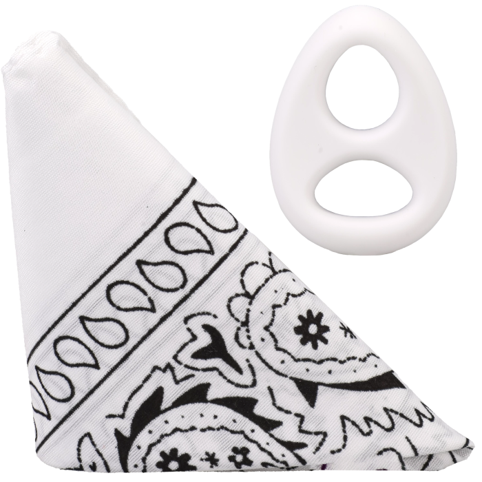 ROCK SOLID - The Code - Silicone C-Ring with Bandana