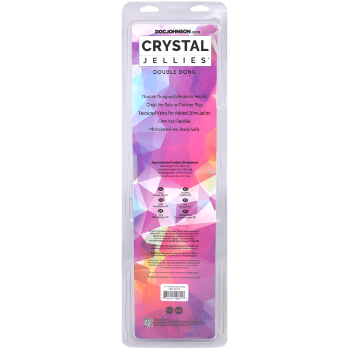 Crystal Jellies - 18 Inch Double Dong