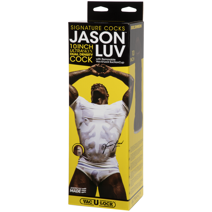 Signature Cocks - Jason Luv - 10 Inch ULTRASKYN Cock with Removable Vac-U-Lock Suction Cup