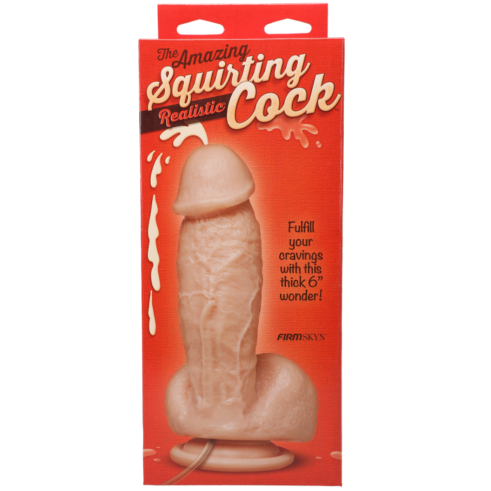 The Amazing Squirting Realistic Cock