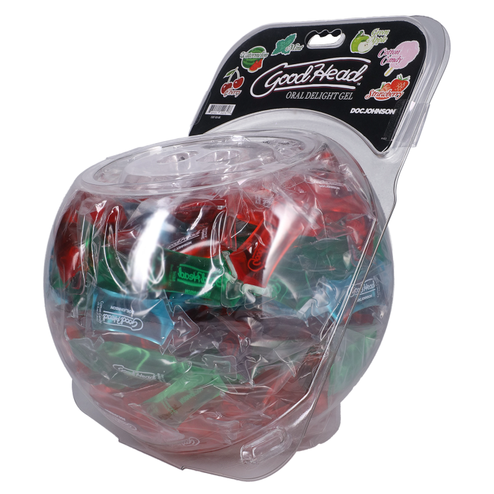 GoodHead - Oral Delight Gel - Pillow Packs - Fish Bowl Display - 216 Assorted Pieces