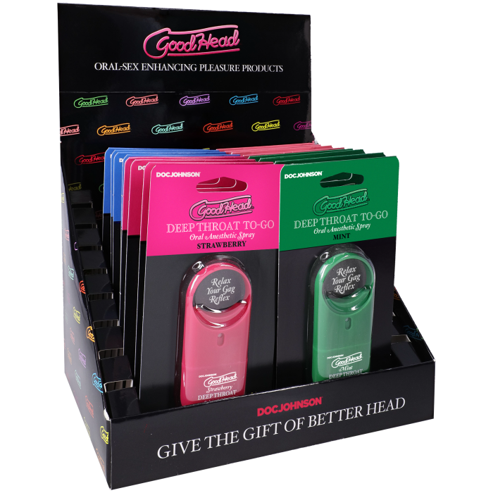 GoodHead - Deep Throat Spray To-Go - Display 1