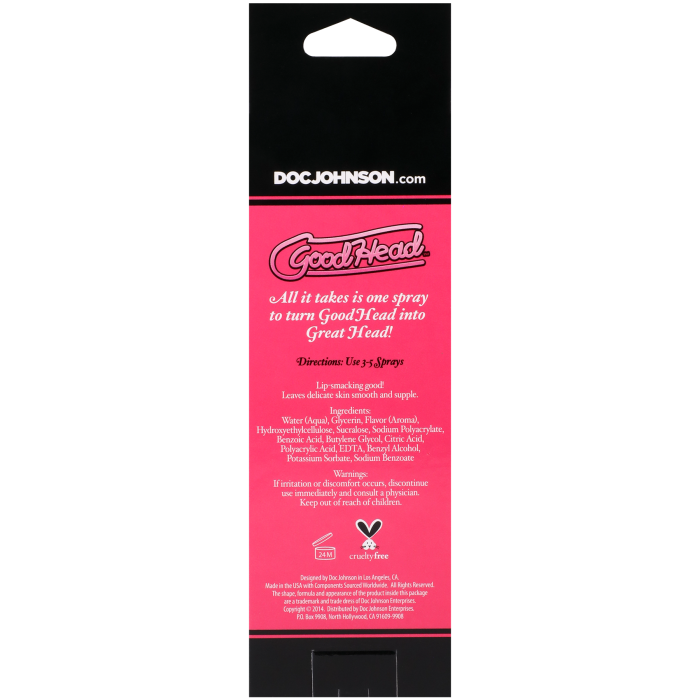 GoodHead - Juicy Head - Dry Mouth Spray - Strawberry - 2 fl. oz.