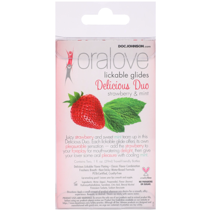 Oralove - Delicious Duo - Strawberry & Mint - 2 Pack
